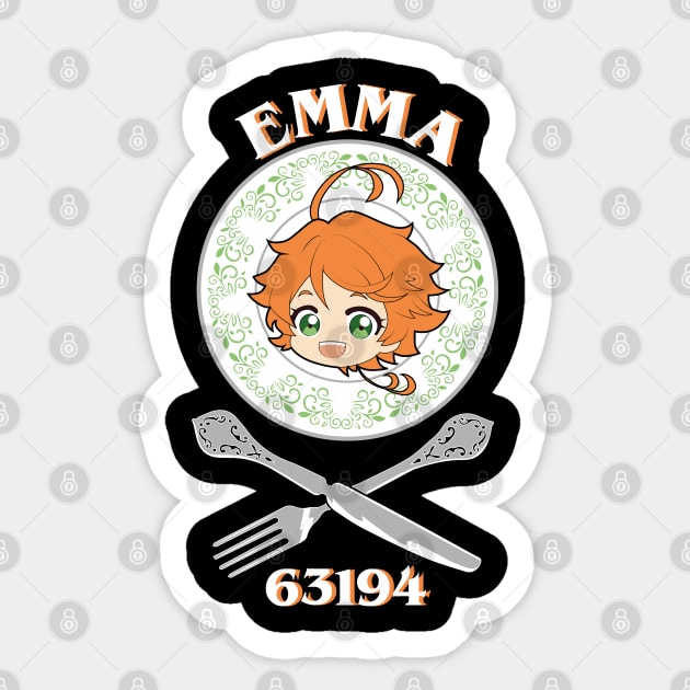 THE PROMISED NEVERLAND: EMMA CHIBI Sticker by FunGangStore